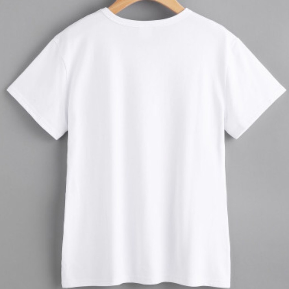 White Mountain Print Short Sleeve Tee - Picture 2 of 3